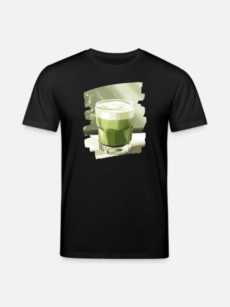 Matcha Latte Lover Thé vert - T-shirt bio CREATOR Stanley/Stella Unisexe - noir