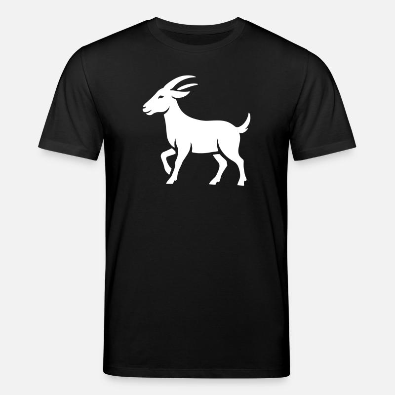 Geißbock - Stanley/Stella Unisex Bio-T-Shirt CREATOR  - Schwarz