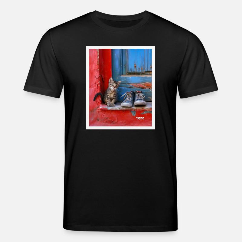 chat doux - T-shirt bio CREATOR Stanley/Stella Unisexe - noir