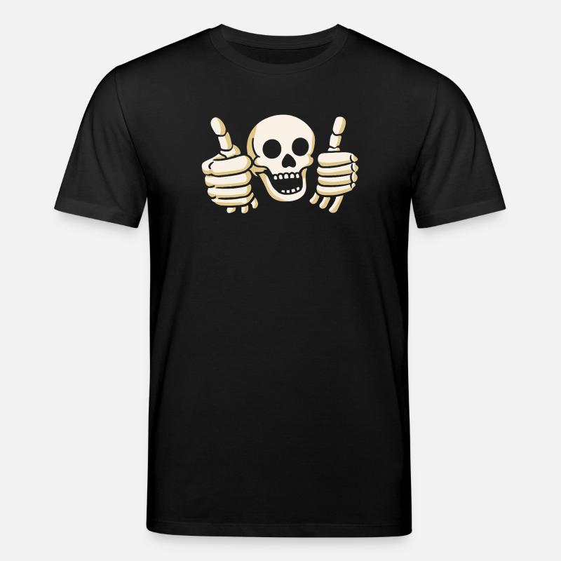 Crâne OKI - T-shirt bio CREATOR Stanley/Stella Unisexe - noir