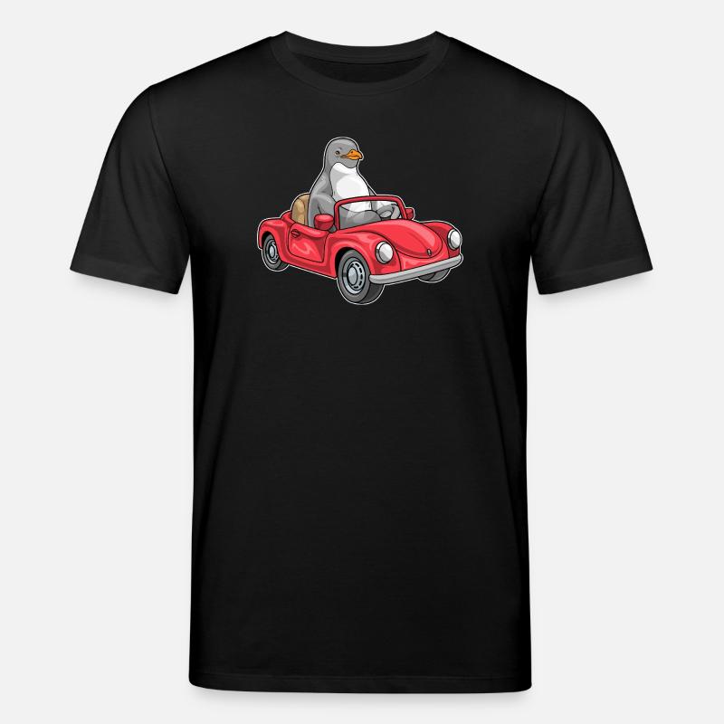 Voiture Pingouin - T-shirt bio CREATOR Stanley/Stella Unisexe - noir