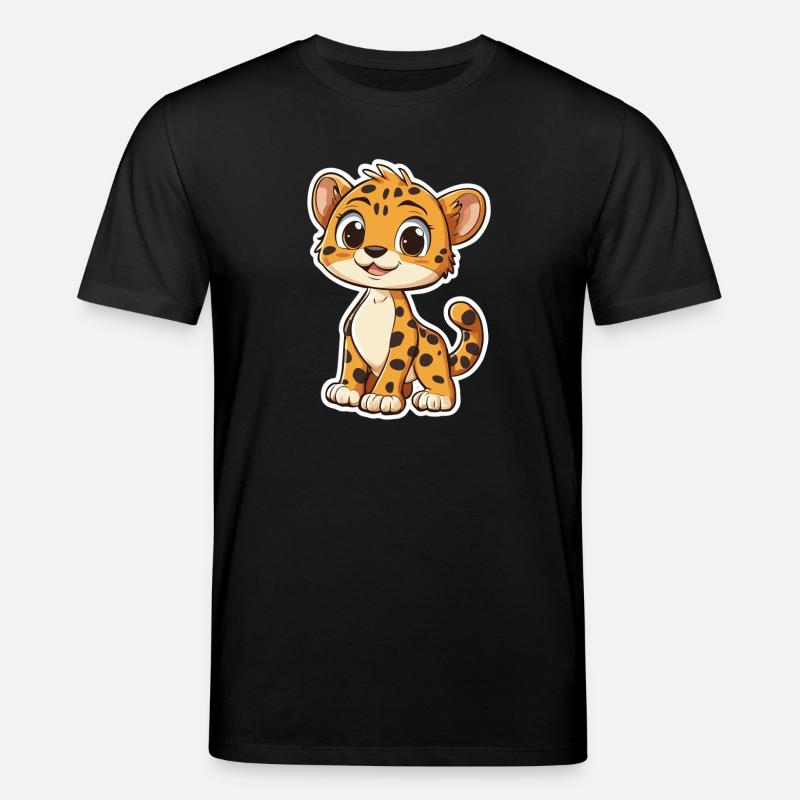 Süsser Gepard - Stanley/Stella Unisex Bio-T-Shirt CREATOR  - Schwarz
