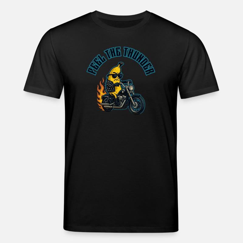 Bananenbiker - Stanley/Stella Unisex Bio-T-Shirt CREATOR  - Schwarz