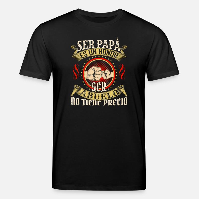 Ser Papá Es Un Héroe - Stanley/Stella Unisex Bio-T-Shirt CREATOR - Schwarz