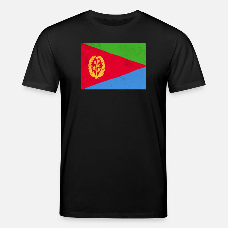 Drapeau érythréen – Identité africaine - T-shirt bio CREATOR Stanley/Stella Unisexe - noir