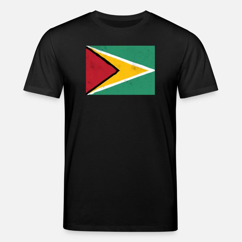 Drapeau du Guyana – Énergie dynamique - T-shirt bio CREATOR Stanley/Stella Unisexe - noir