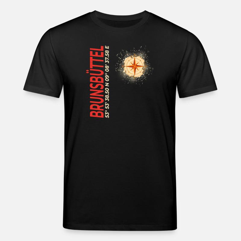 Brunsbüttel - Stanley/Stella Unisex Bio-T-Shirt CREATOR  - Schwarz