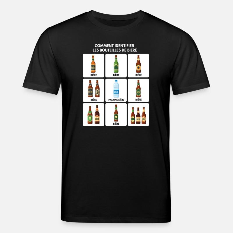 Bier-Identifizierungs-Guide - Stanley/Stella Unisex Bio-T-Shirt CREATOR  - Schwarz