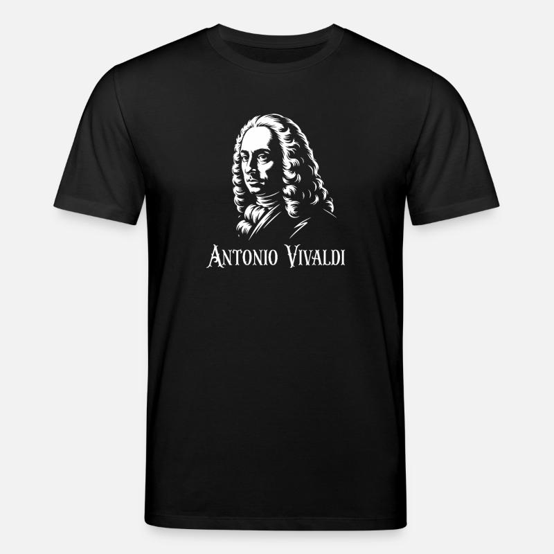 Antonio Vivaldi Compositeur Musique classique - T-shirt bio CREATOR Stanley/Stella Unisexe - noir