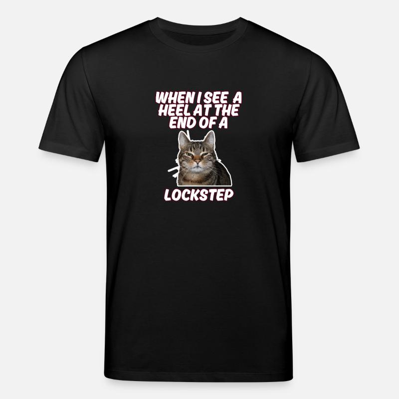 Lockstep cat - Stanley/Stella Unisex Bio-T-Shirt CREATOR  - Schwarz