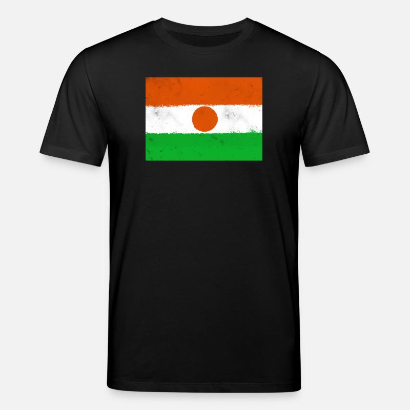Drapeau du Niger - T-shirt bio CREATOR Stanley/Stella Unisexe - noir