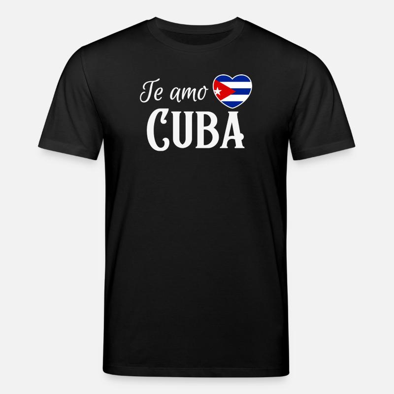 J’adore Cuba, made in Cuba - T-shirt bio CREATOR Stanley/Stella Unisexe - noir