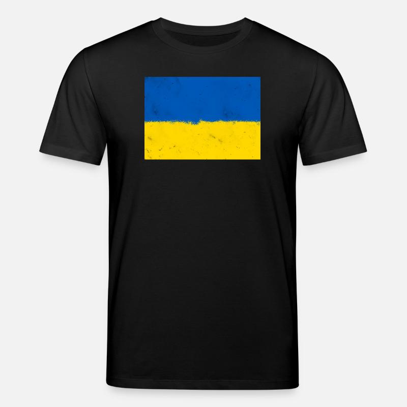 Drapeau de l’Ukraine - T-shirt bio CREATOR Stanley/Stella Unisexe - noir