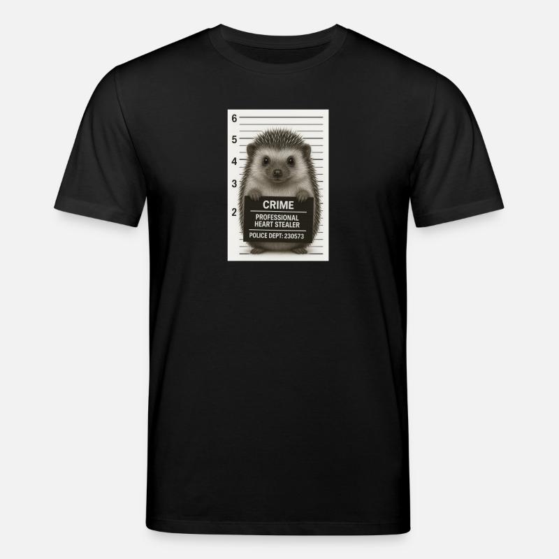 Verbrecherischer Igel - Stanley/Stella Unisex Bio-T-Shirt CREATOR - Schwarz