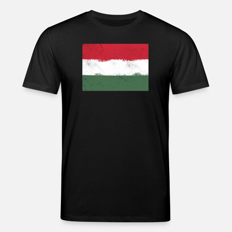 Drapeau de la Hongrie - T-shirt bio CREATOR Stanley/Stella Unisexe - noir