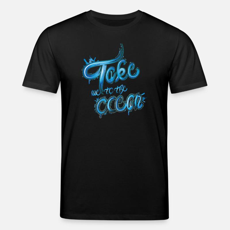 Emmenez-moi à l’océan en disant - T-shirt bio CREATOR Stanley/Stella Unisexe - noir