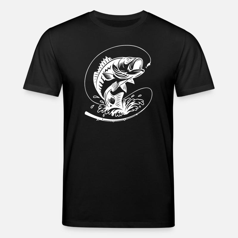 Dynamische Barschfisch-Illustration - Stanley/Stella Unisex Bio-T-Shirt CREATOR  - Schwarz