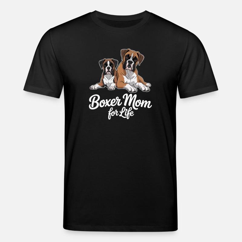 Boxer Maman pour la vie - T-shirt bio CREATOR Stanley/Stella Unisexe - noir