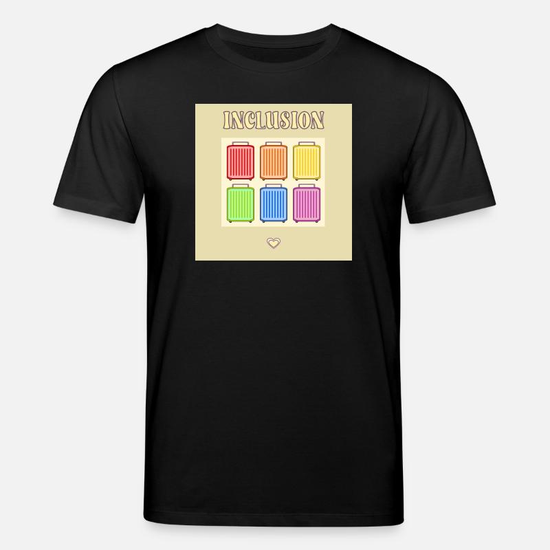 Inclusion Diversit Pride Fiert Valise - T-shirt bio CREATOR Stanley/Stella Unisexe - noir