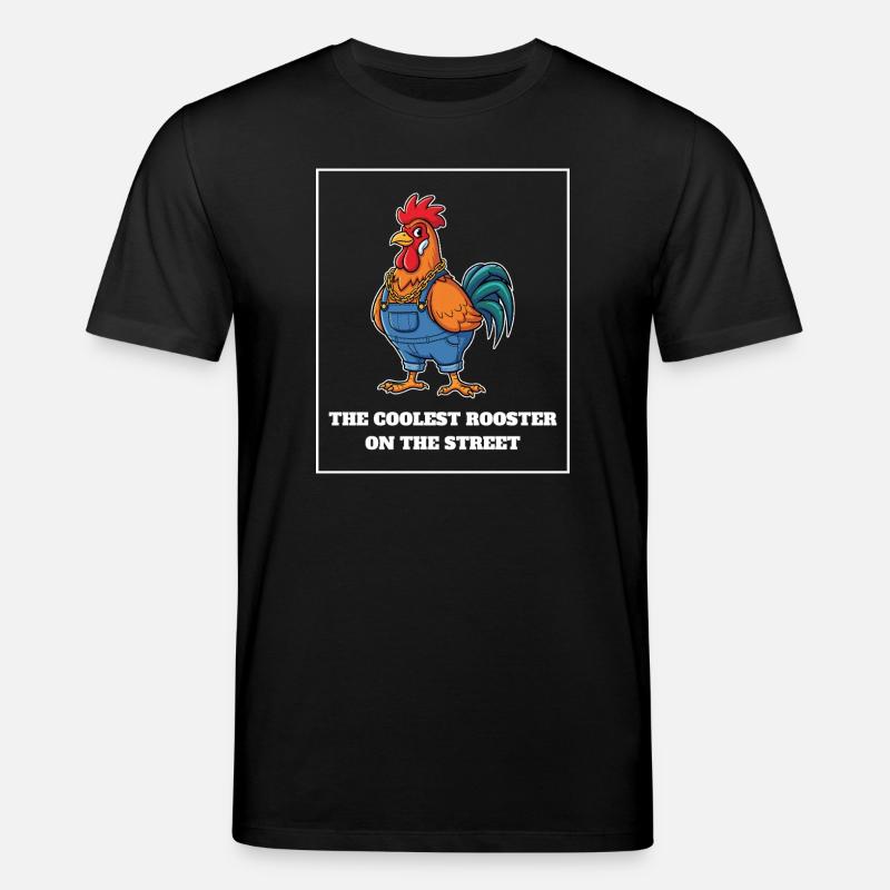 Le coq le plus cool - T-shirt bio CREATOR Stanley/Stella Unisexe - noir