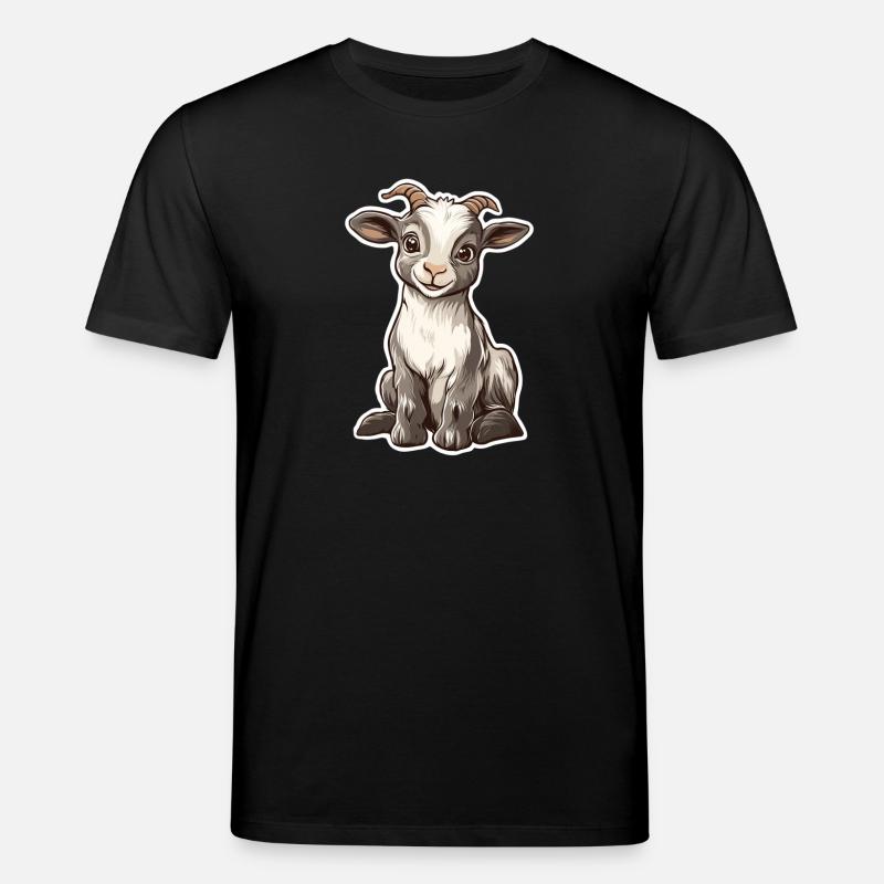 Ziege - Stanley/Stella Unisex Bio-T-Shirt CREATOR  - Schwarz
