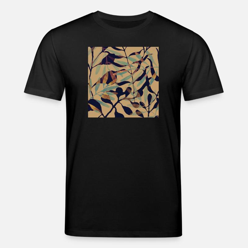 Geröstete Blätter - Stanley/Stella Unisex Bio-T-Shirt CREATOR  - Schwarz