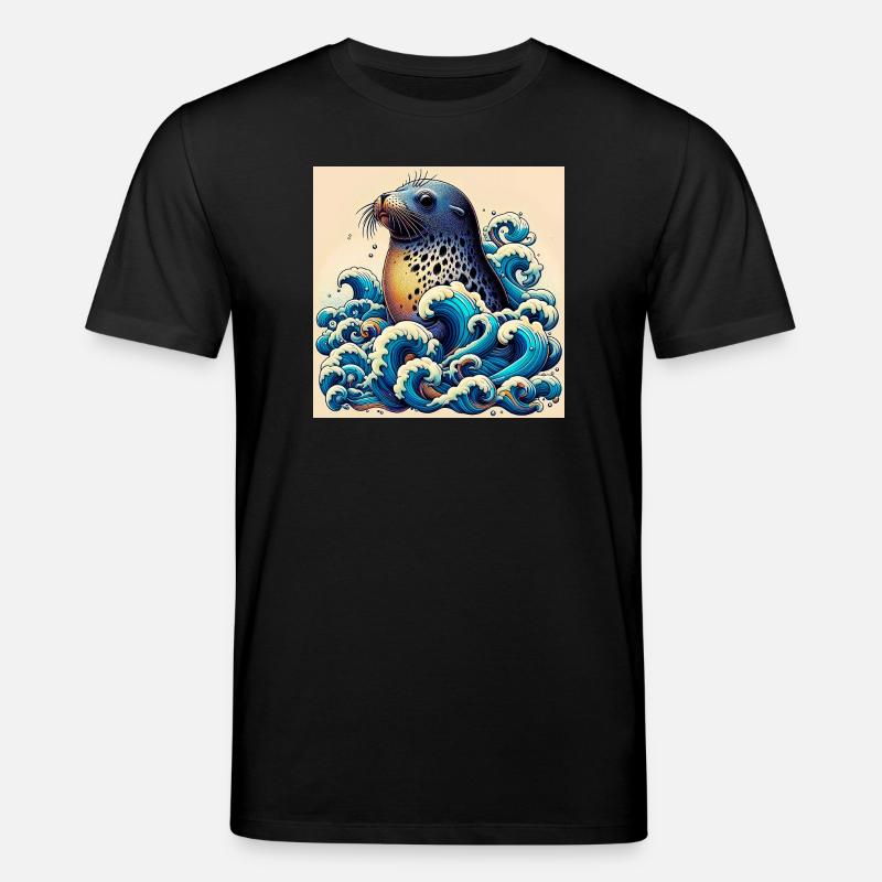 Siegel - Stanley/Stella Unisex Bio-T-Shirt CREATOR  - Schwarz