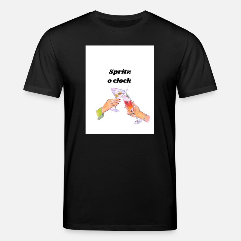 Spritz o clock  - Stanley/Stella Unisex Bio-T-Shirt CREATOR  - Schwarz