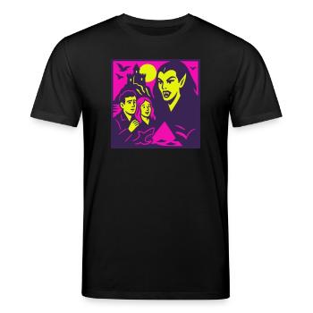 Horreur Nostalgie - T-shirt bio CREATOR Stanley/Stella Unisexe - noir - Devant - Alina (178cm) & Michal (187cm)