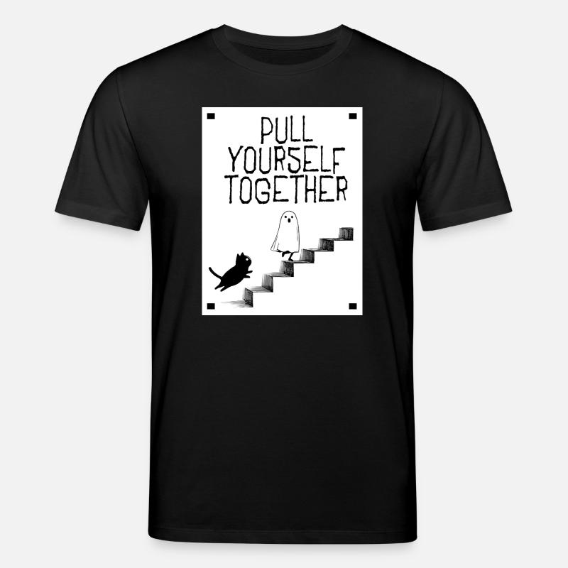 Pull yourself together - Stanley/Stella CREATOR Unisex Organic T-Shirt - black