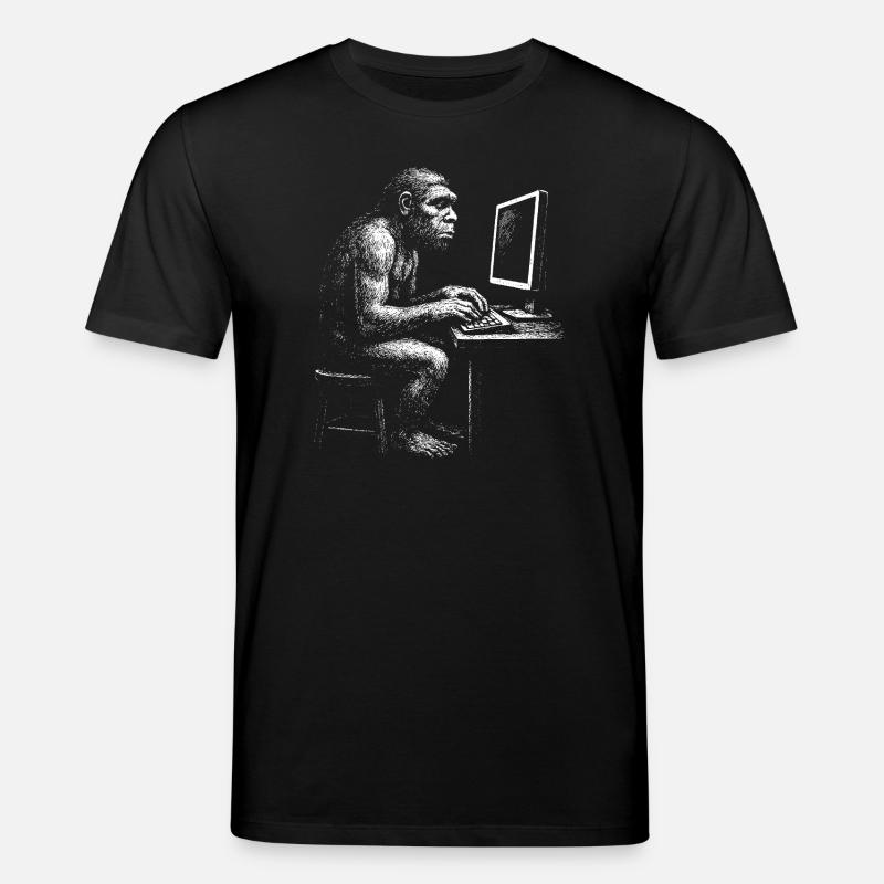 Codeur numérique Homo Erectus cadeau - T-shirt bio CREATOR Stanley/Stella Unisexe - noir