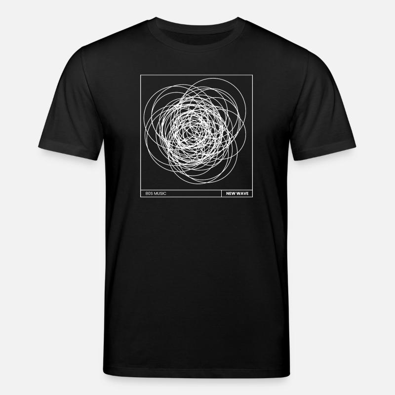 New Wave-Plakatdesign - Stanley/Stella Unisex Bio-T-Shirt CREATOR  - Schwarz