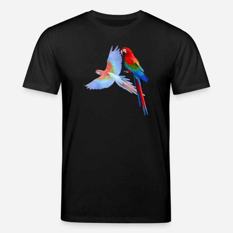 Papagei - Stanley/Stella Unisex Bio-T-Shirt CREATOR  - Schwarz