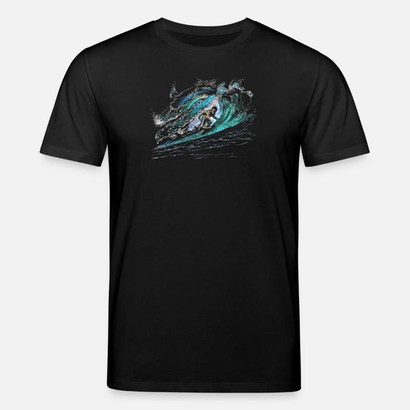 Surfer - Stanley/Stella Unisex Bio-T-Shirt CREATOR  - Schwarz