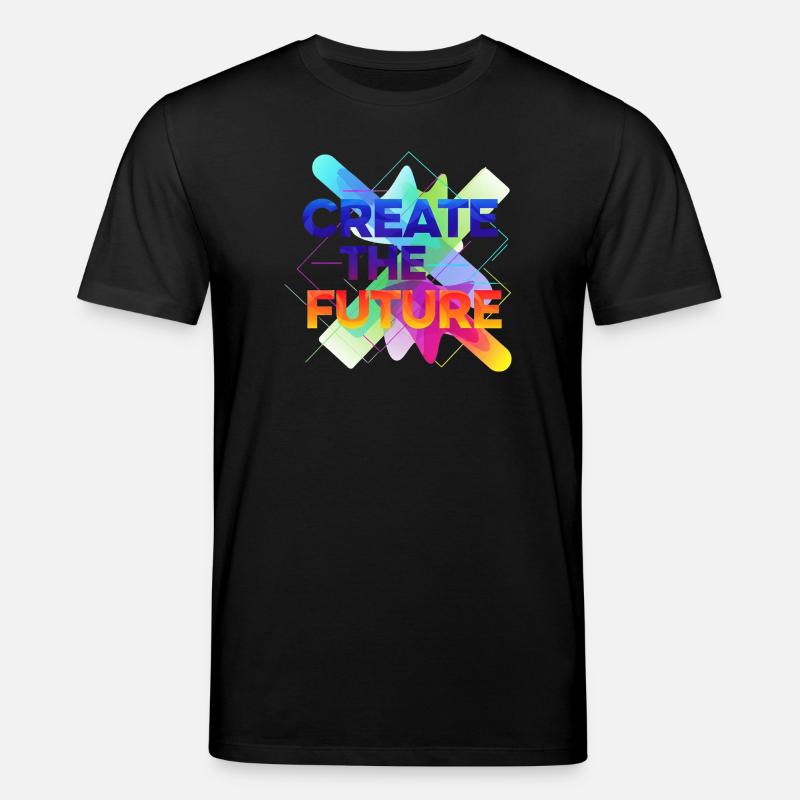 Create the future - Stanley/Stella Unisex Bio-T-Shirt CREATOR  - Schwarz