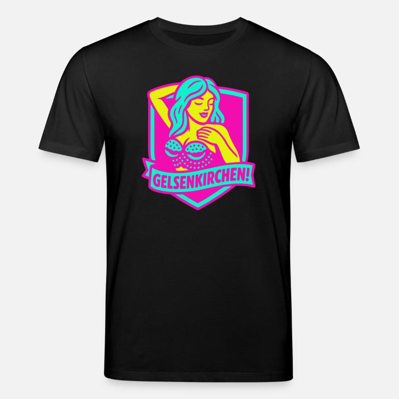 Gelsenkirchen Superstar in pink - Stanley/Stella Unisex Bio-T-Shirt CREATOR  - Schwarz