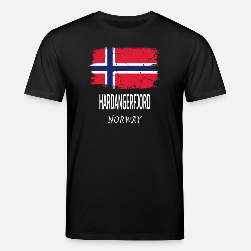 Hardangerfjord - T-shirt bio CREATOR Stanley/Stella Unisexe - noir