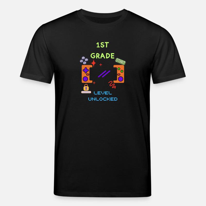 Stufe der 1. Klasse freigeschaltet - Stanley/Stella Unisex Bio-T-Shirt CREATOR  - Schwarz
