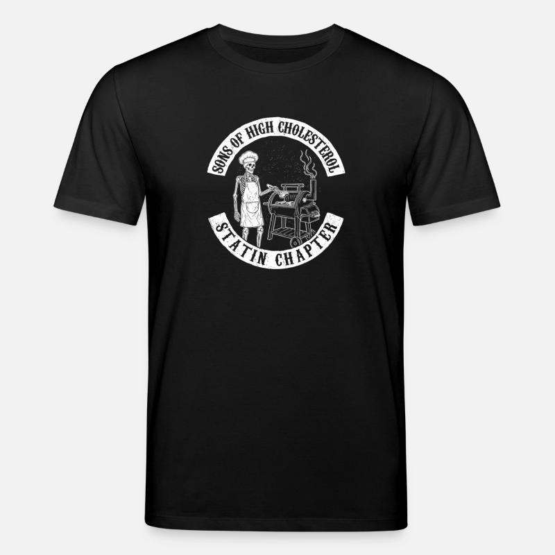 Fils D’hypercholestérolémie Drôle BBQ Fumeur - T-shirt bio CREATOR Stanley/Stella Unisexe - noir