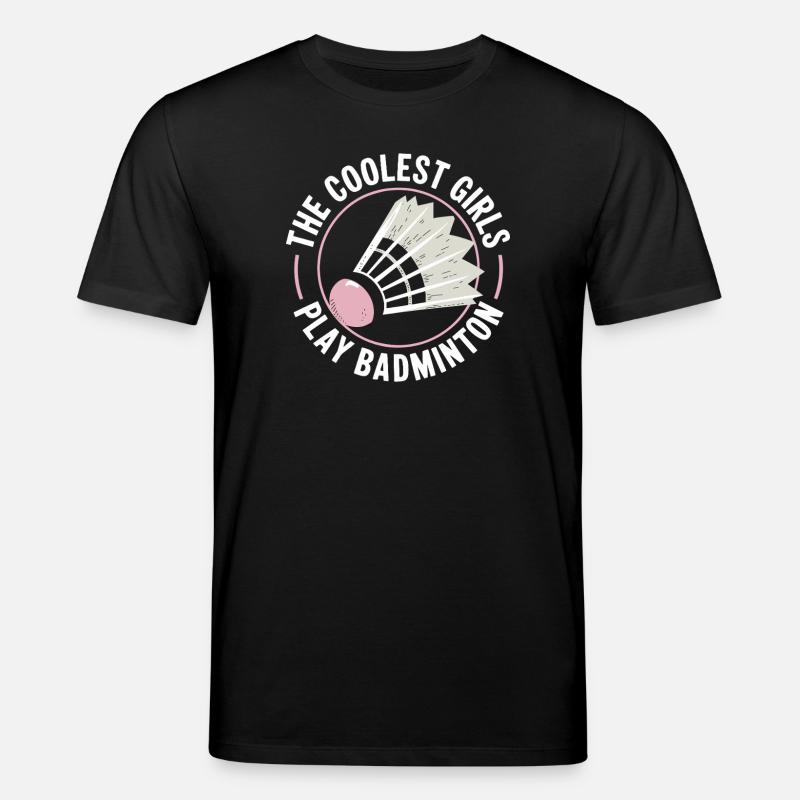 Badminton Mädchen Design - Stanley/Stella Unisex Bio-T-Shirt CREATOR  - Schwarz
