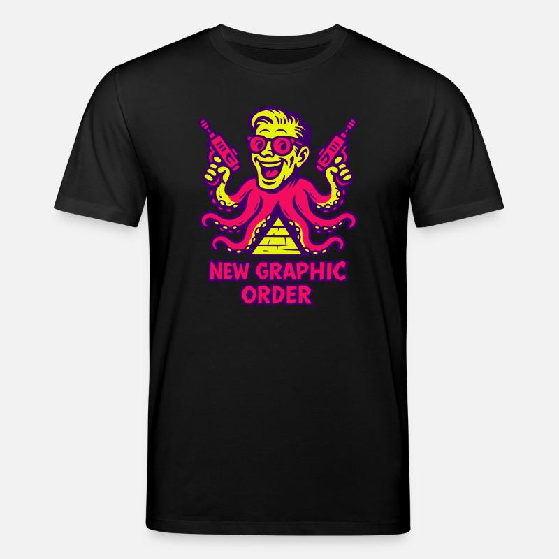 New Graphic Order Supermotiv - Stanley/Stella Unisex Bio-T-Shirt CREATOR  - Schwarz