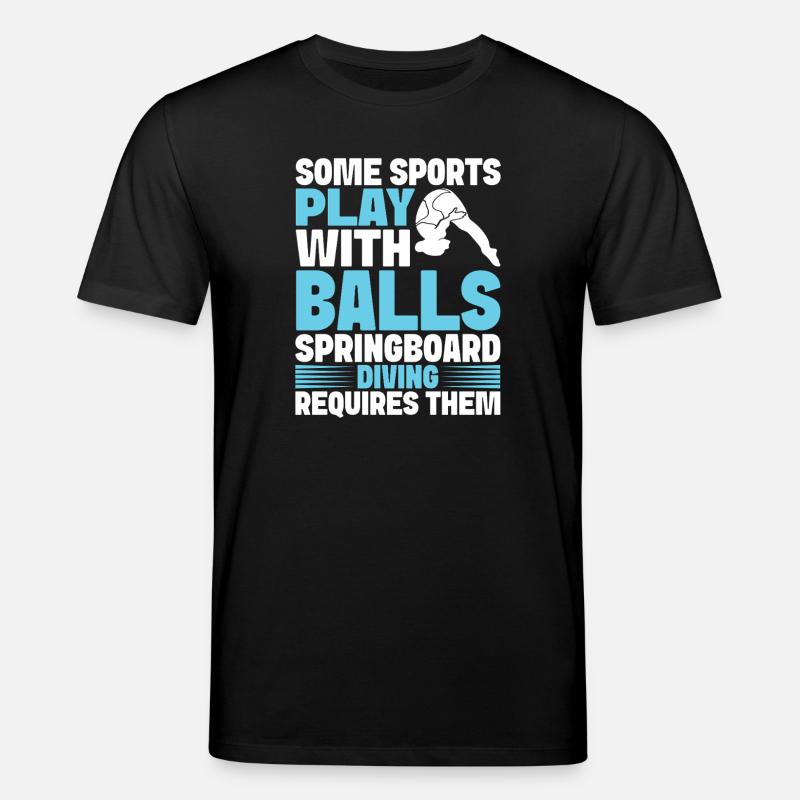 Kunstspringen Turmspringer Sprungbrett - Stanley/Stella Unisex Bio-T-Shirt CREATOR - Schwarz