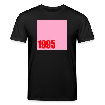 Geburtstag 1995 - Stanley/Stella Unisex Bio-T-Shirt CREATOR  - Schwarz - Vorne - Alina (178cm) & Michal (187cm)