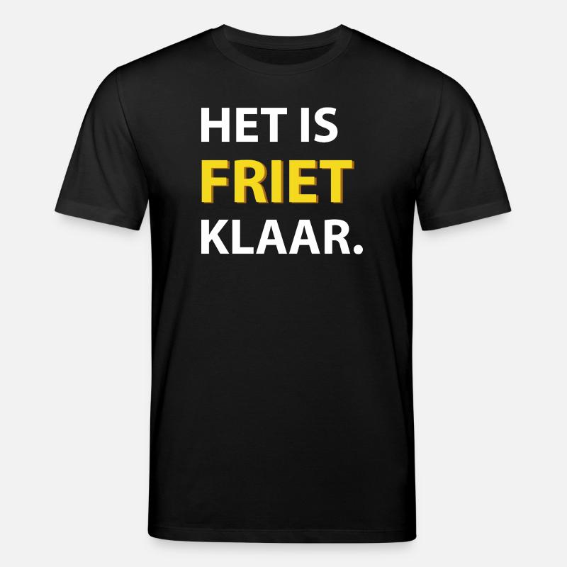 Ce sont des frites - T-shirt bio CREATOR Stanley/Stella Unisexe - noir