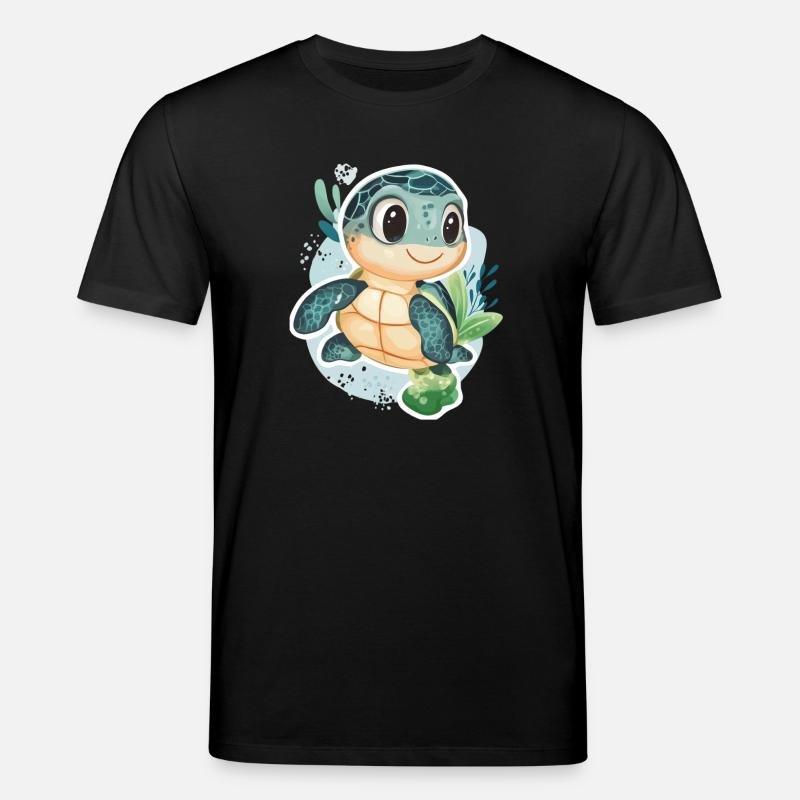 Schildkröte - Stanley/Stella Unisex Bio-T-Shirt CREATOR  - Schwarz