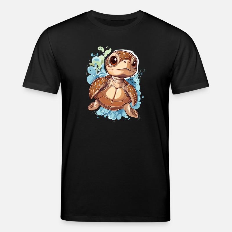 Schildkröte - Stanley/Stella Unisex Bio-T-Shirt CREATOR  - Schwarz