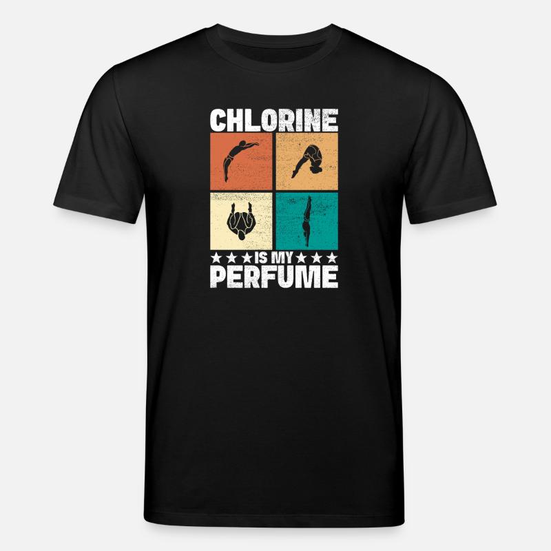 Kunstspringen Turmspringer Sprungbrett - Stanley/Stella Unisex Bio-T-Shirt CREATOR  - Schwarz