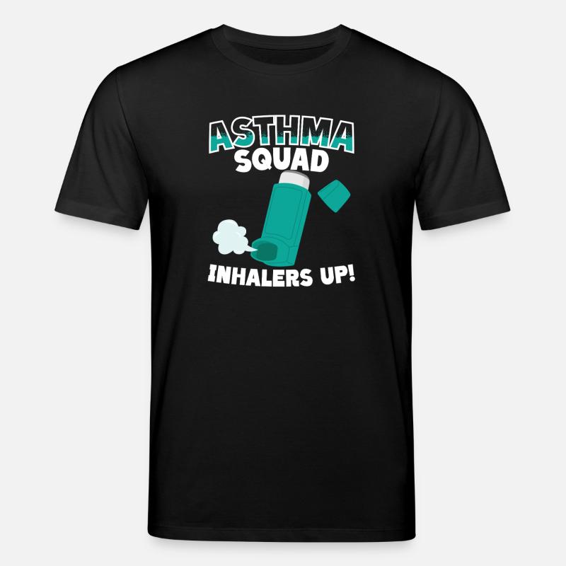 Asthma Squad Inhalers Up Asthmatiker - Stanley/Stella Unisex Bio-T-Shirt CREATOR  - Schwarz