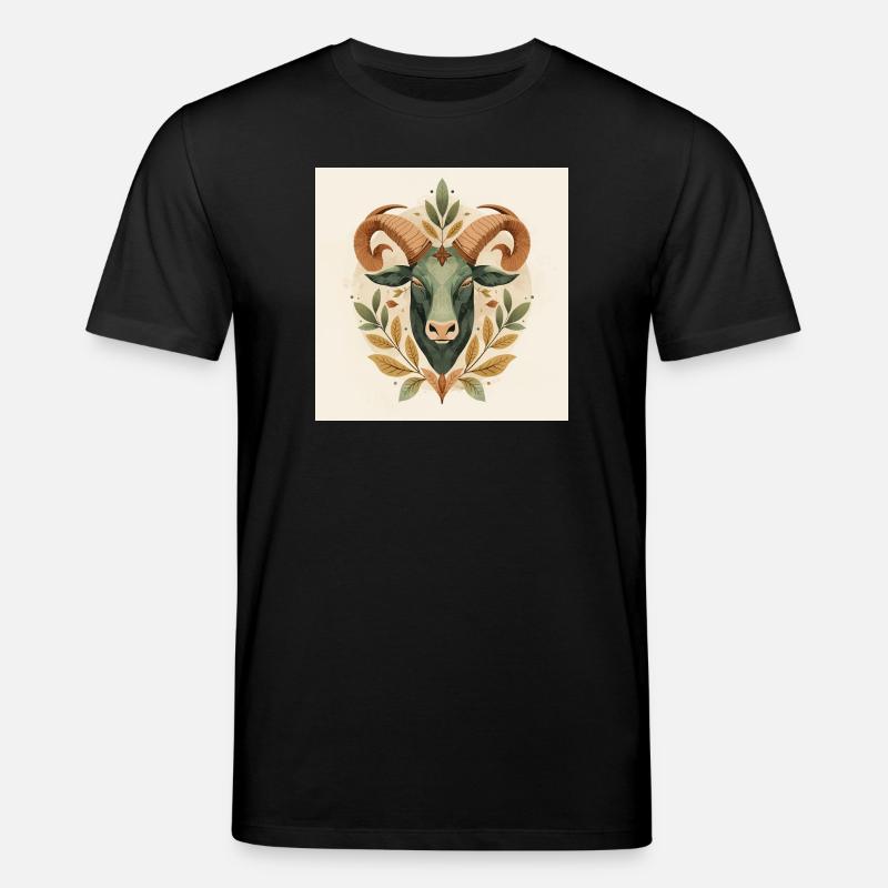 Stierkopf - Stanley/Stella Unisex Bio-T-Shirt CREATOR  - Schwarz