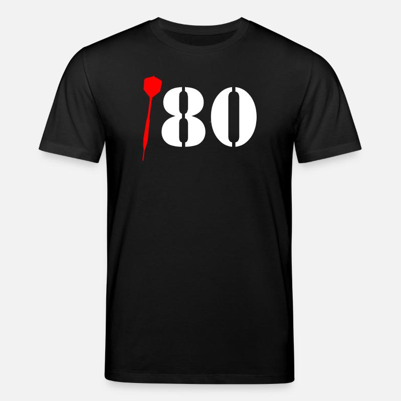 Dart 180 Spruch „Einhundertachtzig!“ Tripple 20 - Stanley/Stella Unisex Bio-T-Shirt CREATOR  - Schwarz